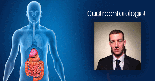 Gastroenterologist, Dr Simon McLaughlin